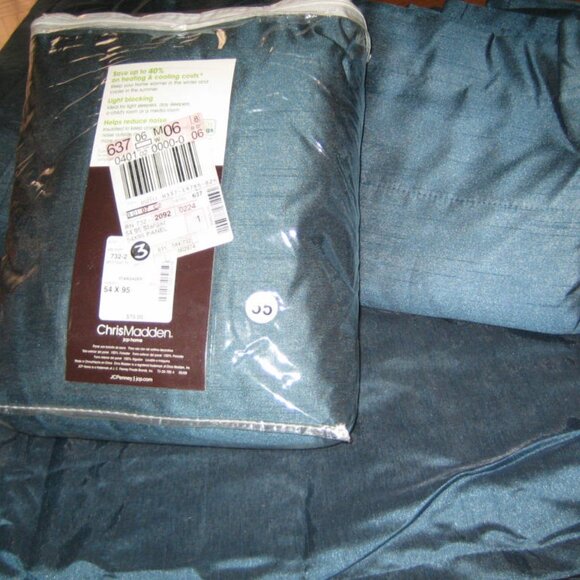 Chris Madden curtain panels. New. Not used. - Picture 2 of 3